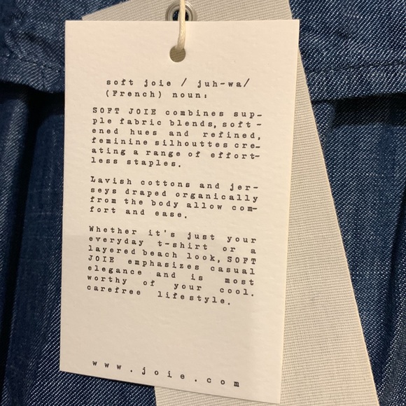 SOFT Soft Joie Blue White Floral Summer Nightgown Pajama Top Women’s Size Medium - Picture 4 of 9